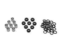 Cpolebev il Kit Hardware per Camion da Skateboard da 56 Pezzi Include Distanziali, 'ASSE e Anelli di velocità per Skateboard e Longboard