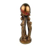 Cpolebev Il Mondo È la Tua Statua Trofeo per la Decorazione della Casa 'Ufficio Compleanno Cerimonia di Laurea Statua in Resina Facile da Usare 16 X 5.5 X 5.5 cm