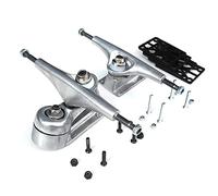 Cpolebev Il Ponte per Skateboard con Supporto Un Molla per Skateboard da Surf Terrestre Terra del Ponte d'Acqua C7 può Ruotare nel Modo Flessibile.