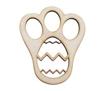 Cpolebev Impronta di Pasqua Piedi di Coniglietto del Mattino di Pasqua Impronta di Piedi di Coniglietto di Pasqua Ornamento Riutilizzabile del Coniglietto
