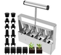 Cpolebev Incubatrice Portatile per Piantine con Strumento Portatile per il Blocco del Terreno con Perno per L'Avvio del Seme, Giardino