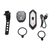 Cpolebev Indicatori di Direzione per Bici Indicatore di Direzione per Bicicletta LED Luce Posteriore Posteriore per Bicicletta Ricaricabile USB
