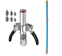 Cpolebev Ingrassatore Ingrassatore per Impieghi Gravosi A Sgancio Rapido NPTI/8 10000 PSI Iniettore di Grasso Facile da Lubrificare A Due Pressioni