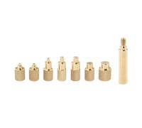 Cpolebev Inserto Termico Dado Punta in M2-M8 Strumento per Inserimento Dado Hot Melt in per Stampante 3D Inserto Termico Punte per Saldatore Durevoli