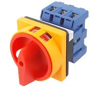 Cpolebev Interruttore di Commutazione LW30-25 Selettore a Camma Rotante Universale Interruttori a Scatto Conversione Universale 440V 25A 3 Sezioni