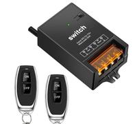 Cpolebev Interruttore di Controllo Remoto 12 V con Relè 30 A, Interruttore Wireless CC 72 V 60 V 48 V 36 V 24 V 12 V per Luci, Lampade, Ventilatori