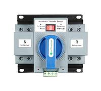 Cpolebev Interruttore di Trasferimento Automatico un Doppia Alimentazione Tipo MCB 2P 63A 230V Tensione Nominale ATS 230V Frequenza Nominale 50/60Hz