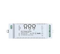 Cpolebev Interruttore Intelligente WiFi 2CH Timer Fai-Da-Te APP 85-265V USB 5V 2.4G Modulo Domotico WiFi per Home IFTT Durevole