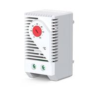 Cpolebev Interruttore Meccanico Regolatore di Temperatura NO NC 0-60℃ Termostato per e Controllo 'Umidità CA 250 V 10 A KTO011