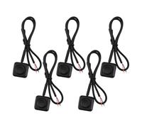 Cpolebev Interruttore Momentaneo da 5 Pezzi Interruttore Momentaneo A Pulsante On/Off 12V 24V Mini Interruttore A Pulsante A Montaggio Superficiale Facile da Usare