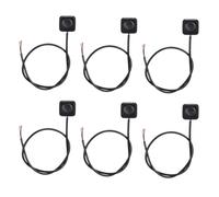 Cpolebev Interruttore Momentaneo da 6 Pezzi Interruttore Momentaneo A Pulsante On/Off 12V 24V Mini Interruttore A Pulsante con Montaggio Superficiale Durevole Facile da Installare Facile da Usare