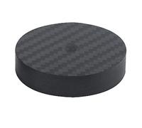 Cpolebev Isolamento 'Altoparlante in Fibra di Carbonio 40x10mm Piedi del Supporto 'Altoparlante HiFi AMP Parti Accessorie Puntali Base Pad