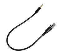 Cpolebev Jack da 3,5 Mm A 3 Pin Mini XLR Femmina per BM800 PC Cuffie Mixer Microfono Amplificatore Stereo per Fotocamera 0,