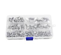 Cpolebev Kit Assortimento di Ad Alette da 100 Pezzi In Acciaio Inossidabile Tappo A Vite A con Dado A Mano Strumento di Fissaggio per Ad Alette
