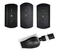 Cpolebev Kit Blocco per Levigatura Manuale con Tampone di Ricambio Strumento Levigatrice Multiuso con Gancio e per Levigatura del Legno e Lucidatura di Auto