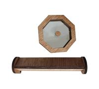 Cpolebev Kit Caleidoscopio Fai-da-Te in Legno Giocattoli per Bambini All'Aperto Kit Caleidoscopico 1 Set