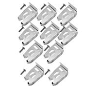 Cpolebev Kit di Alimentazione da 10 Pezzi Clip per Gancio per Cintura con Fibbia In Vita per 346449-3 Gancio per Cintura con Fibbia per Attrezzi con Vite