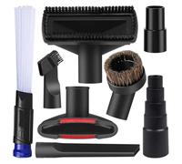 Cpolebev Kit di Attacco Universale per Aspirapolvere da 8 Pezzi, Adattatore per Tubo Flessibile per Aspirapolvere In Plastica, da 1-1/4 Pollici, Accessori per Aspirapolvere