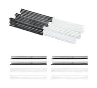 Cpolebev Kit di Fissaggio MicroTag da 10000 Pezzi per StitchTagGun Mini Tag Barb da 0,5 cm per Etichette per Abbigliamento Nero+Bianca