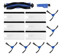 Cpolebev Kit di Ricambio per Aspirapolvere Robot 1090 Accessori Hepa Filter Laterale Un Rullo