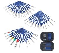 Cpolebev Kit di Rimozione Terminali 39 Pezzi - Set di Estrattori per Pin e Terminali per Auto e per la Maggior Parte Dei Terminali Dei Connettori