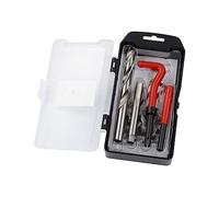 Cpolebev Kit di Riparazione Filettatura da 15 Pezzi Metrico M12 X 1,25 mm Set di Inserti per Riparazione Filettatura Inserti Filettati Kit di Riparazione Filettatura