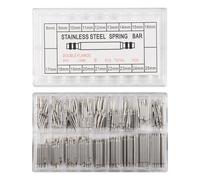 Cpolebev Kit di Riparazione per Cinturino con Barre a Molla in Acciaio Inossidabile da 360 Pezzi. Kit di Riparazione da 6-25 Mm