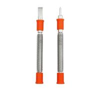 Cpolebev Kit di Utensili A Molla da 2 Pezzi, Scalpello da 5/16 Pollici e Set di Punzoni Centrali da 1/8 di Pollice, Set di Rimozione Rivetti Caricati A Molla per Legno