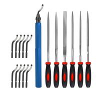 Cpolebev Kit di Utensili per Sbavatura, Utensile per Smussare con Manico In Metallo da 6-1/2 Pollici per Tubi In Resina, Alluminio, Plastica, Foro per Tubi, Arte 3D, Installazione Facile