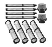 Cpolebev Kit Filtro Airless, Compatibile con 390 395 490,60 Schermo Filtro Premium per Spruzzatore Airless per Spruzzatori Airless Kit Filtro Airless In Metallo 1 Set