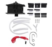 Cpolebev Kit Macchina per la Pulizia della Catena della Moto Strumento per la Pulizia 'Ingranaggio della per Dispositivo di Lubrificazione Universale per Catene della Moto Nero