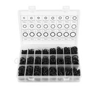 Cpolebev Kit O-Ring 1200 Pezzi, Kit Assortimento O-Ring nel Gomma Nitrilica di 24 Misure per Impianti Idraulici, Resistente un Olio, e Alta Pressione