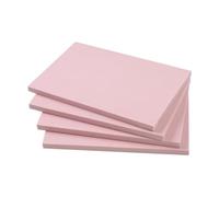 Cpolebev Kit per Creazione di Timbri su Blocchi di Linoleum Incisi In Gomma Rosa da 4 Pezzi 15 X 10 cm per la Produzione di Stampe Durevoli