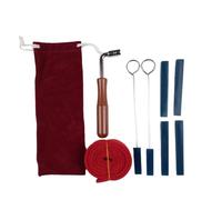Cpolebev Kit Professionale per Accordare Pianoforti con Martelletto Accordatore e Attutitore, Strumenti Accessori per Strumenti Musicali Come Mostrato.