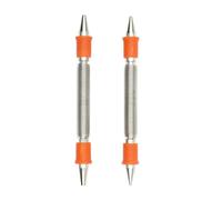 Cpolebev Kit Set di Attrezzi A Molla da 2 Pezzi 1/32 Pollici, 1/16 Pollici, 3/32 Pollici, 1/8 Pollici Punzone per Chiodi, Set di Rimozione Rivetti Caricati A Molla per Legno