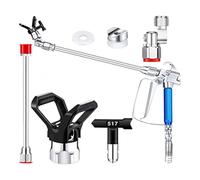 Cpolebev Kit Tubo Flessibile per Spruzzatore Airless da 5 Pezzi 3600 Psi 517 Giunto Girevole con Punte di Protezione per Ugelli e di Prolunga per Airless