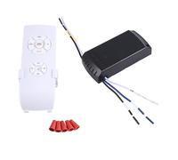 Cpolebev Kit Universale per Lampada Ventilatore da Soffitto AC 110V Interruttore di Regolazione Temporizzazione Regola il Ricevitore del Trasmettitore Della Velocità del