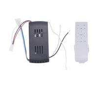 Cpolebev Kit Universale per Ventilatore A Soffitto 40W con Funzione di Regolazione della velocità su 6 Livelli e Timer Sostitutivo per Ventilatori A Soffitto e Luci DC