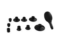 Cpolebev Kit Ventosa per Lenti In con 9 Ventose Intercambiabili Forte Aspirazione Manuale con Aspirazione A Vuoto Estrattore per Lenti