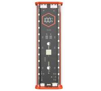 Cpolebev La per Power Bank DIY 21700 Supporta 4 Batterie 21700 per Powerbank PD20W Schermo LED Trasparente per Batteria A