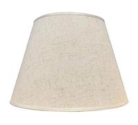 Cpolebev Lampada da Tavolo Paralume Accessori E27 Lampada da Comodino nel Lampada da Parete Lampada da Terra Paralume nel Tessuto Diametro Inferiore 30Cm Bianca