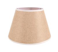 Cpolebev Lampada da Tavolo Paralume Accessori E27 Lampada da Comodino nel Lampada da Parete Lampada da Terra Paralume nel Tessuto Diametro Inferiore 30Cm Giallo