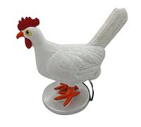 Cpolebev Lampada Un Lampada Un di Pollo nel Resina Lampada da Tavolo Luce 3D LED Gallina Che Depone Le Uova Luci Notturne per la Decorazione del Soggiorno della Camera da Letto