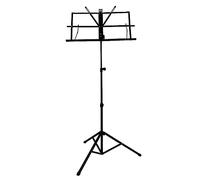 Cpolebev Leggio per Spartiti Nero Leggio per Spartiti In Metallo 2 In 1 Leggio per Spartiti Pieghevole A Doppio Uso Leggio per Libri da Tavolo Accessori per Parti di Chitarra Musicali