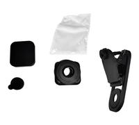 Cpolebev Lente per Film Mobile 1.55X Lente Anamorfica Widescreen per Telefono Cellulare Lente Video Spazzolata Blu-Ray per Film in ABS Nero + Vetro