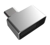 Cpolebev Lettore di Impronte Digitali per 10/11, Type C/USB C, Touch BioMetric A 360°, Accesso Rapido e Sicuro con Documenti Crittografati, Semplice da Usare e Resistente