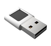 Cpolebev Lettore di Impronte Digitali USB Mini Modulo Lettore di Impronte Digitali USB Scanner Biometrico per Computer Portatili 10 Chiave di Sicurezza per PC Interfaccia USB