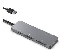 Cpolebev Lettore di Schede Multifunzione USB 3.0 Lettore di Schede CFast//XD/SD/TF Lettore di Schede USB 5 in 1 5 Gbps per Accessori PC Laptop