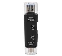 Cpolebev Lettore di schede OTG Multifunzione 5 in 1 Supporto per schede Micro-SD/SD/Lettore USB TF Android Type-c Phone/Computer/Type-c Universal