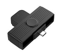 Cpolebev Lettore di Smart Card di Tipo C Adattatore per Lettore di Smart Card/SIM/ID/Card per Telefoni Android PC Computer